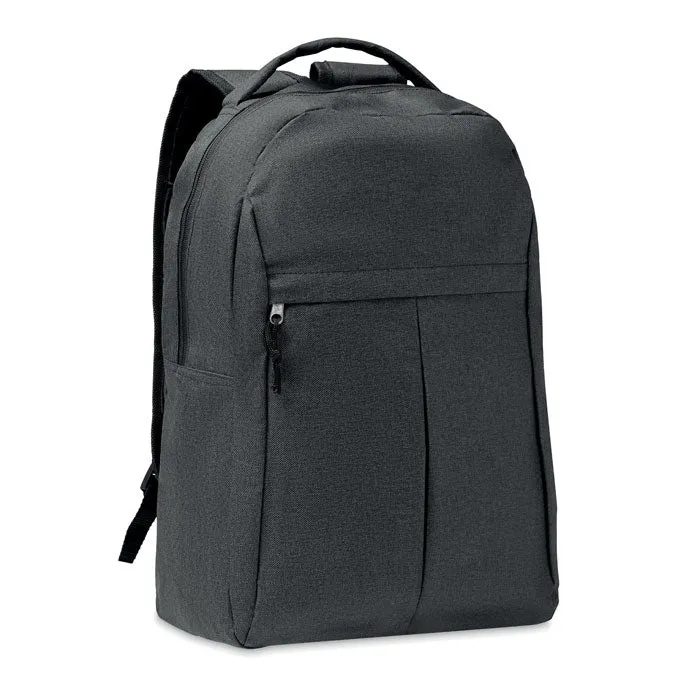 Ruksak za laptop u dva tona boje od 600D poliestera od recikliranog PET-a