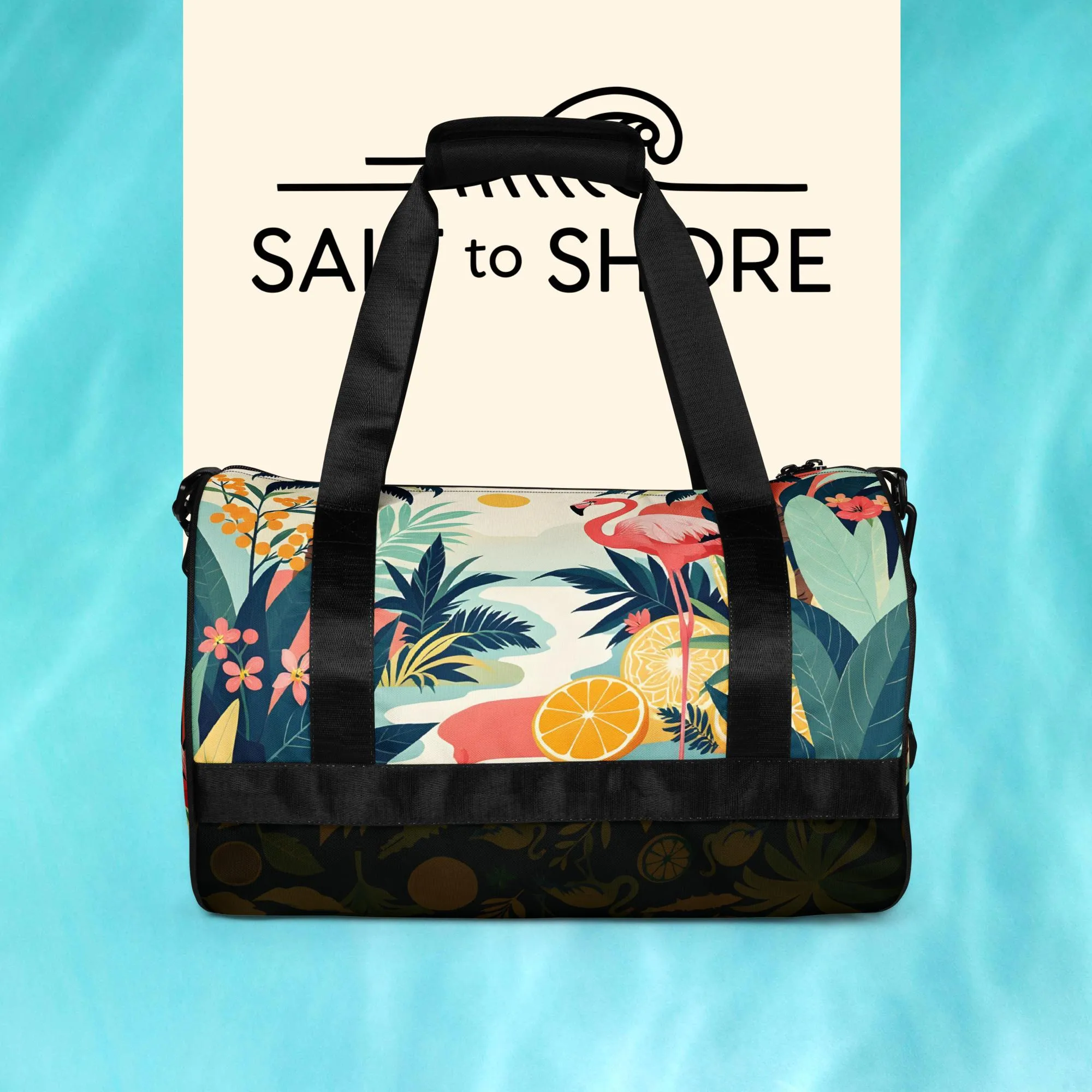 Salt to Shore | Coastal Elegance: Inlet Bliss Gym Bag