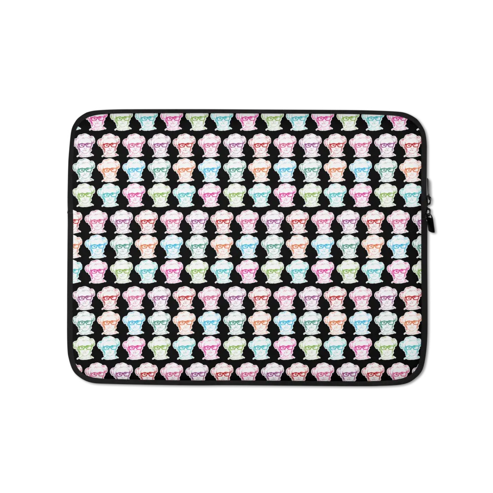 Sammi Haney (Esperanza - Raising Dion) Faces All-Over Laptop Sleeve
