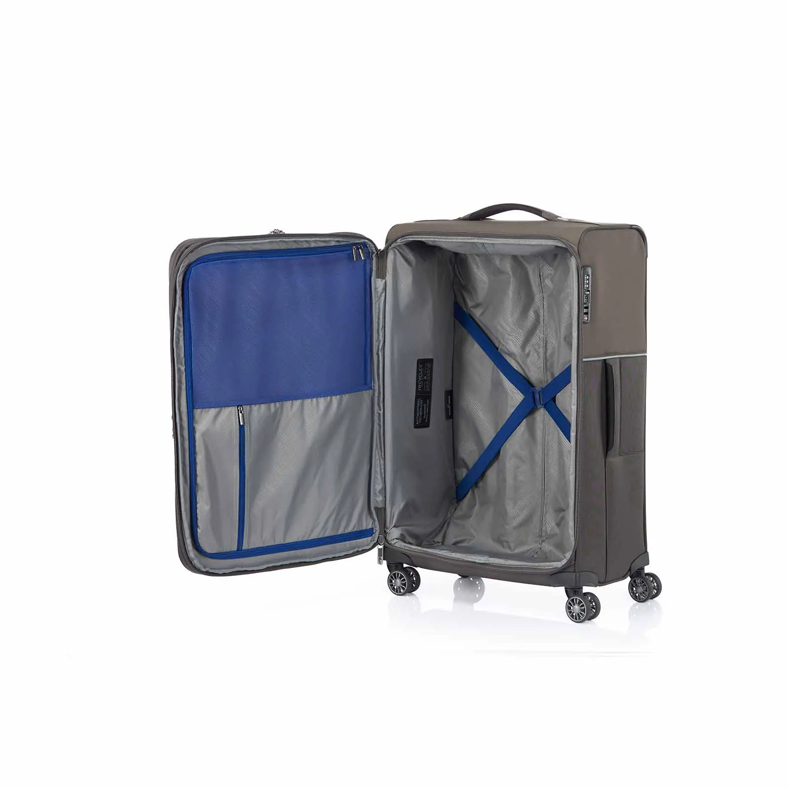 Samsonite 73H 71cm Suitcase Platinum Grey