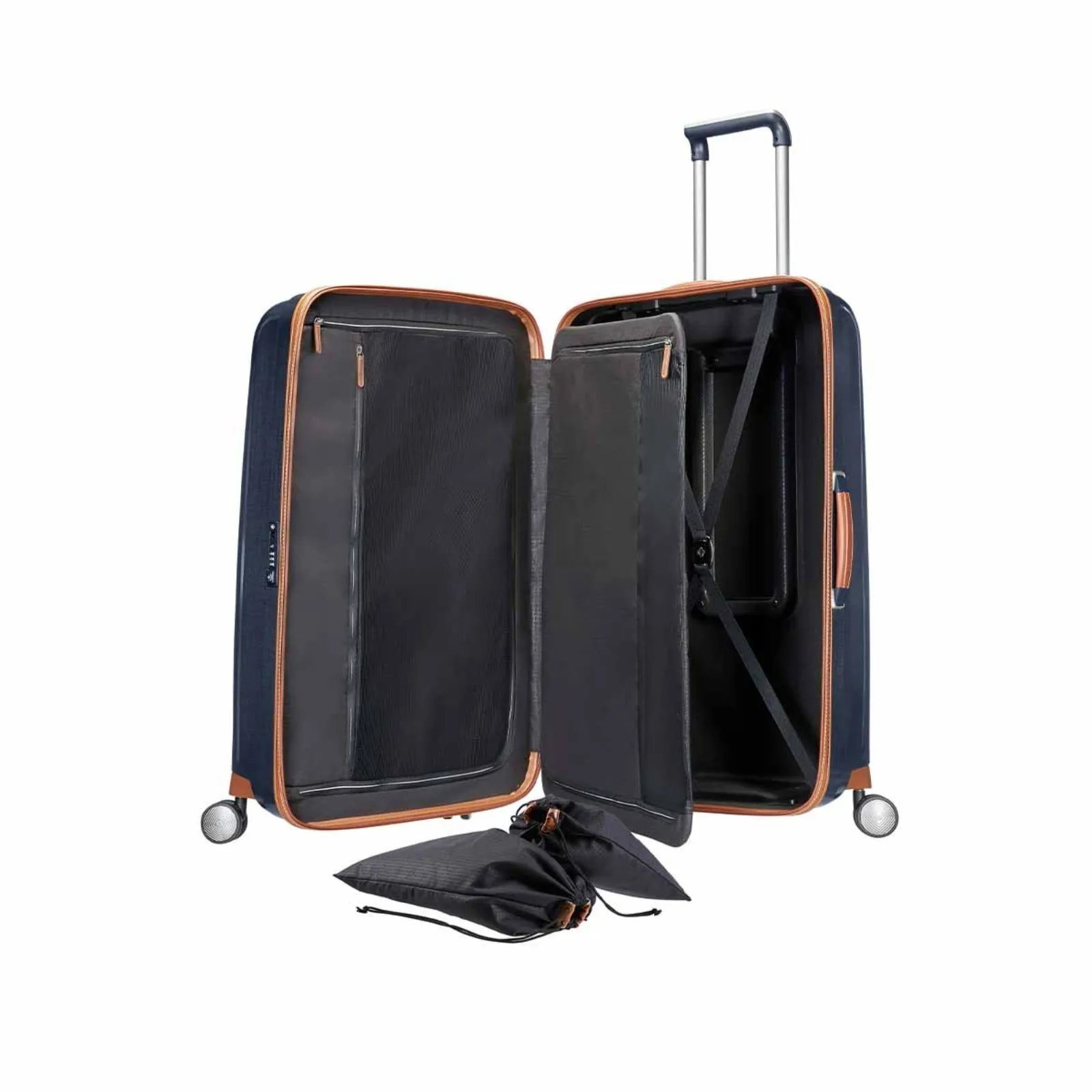 Samsonite Lite-Cube Deluxe 76cm Suitcase Midnight Blue