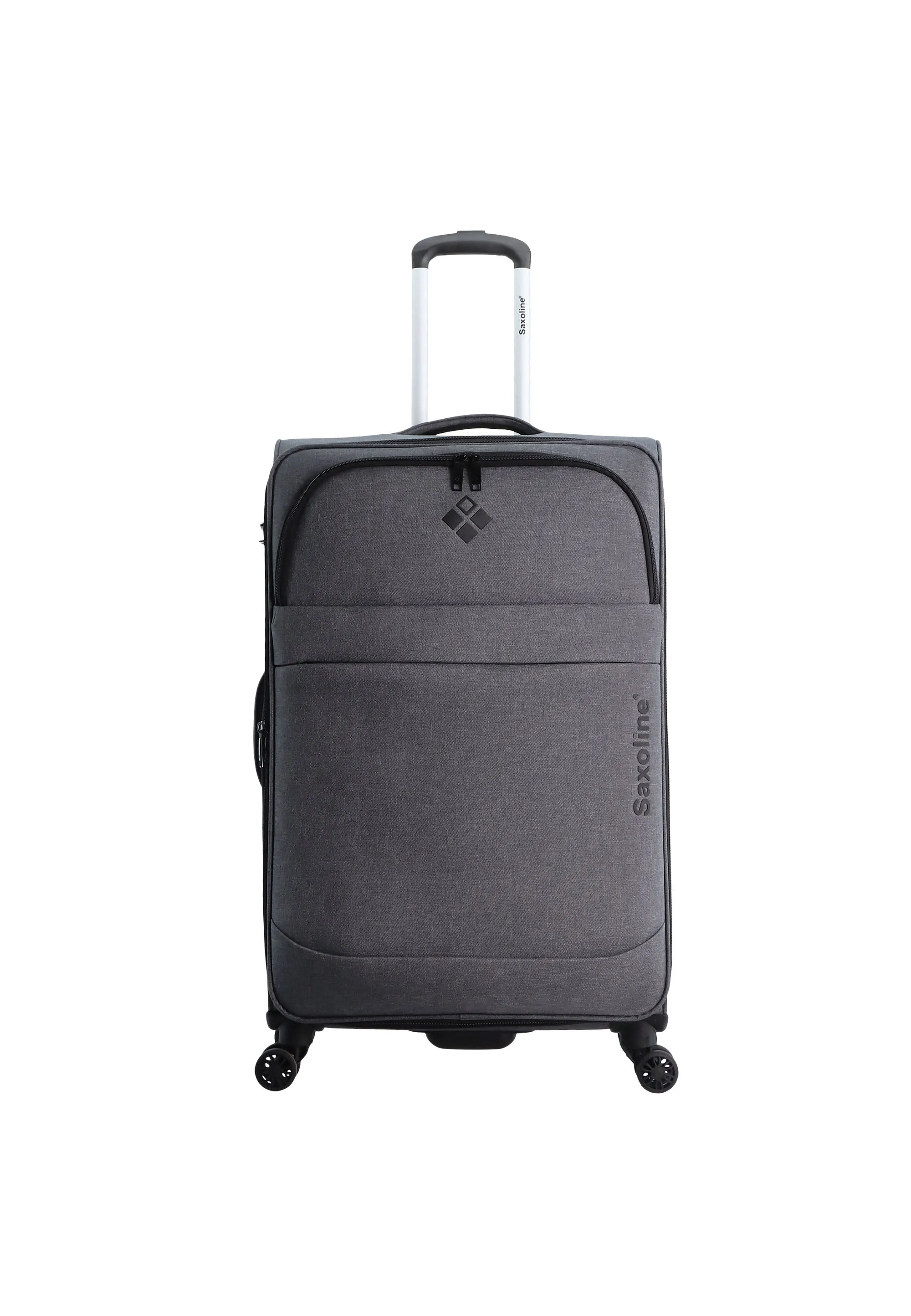 Saxoline 2 Tone Soft Luggage / Trolley / Suitcase Gray