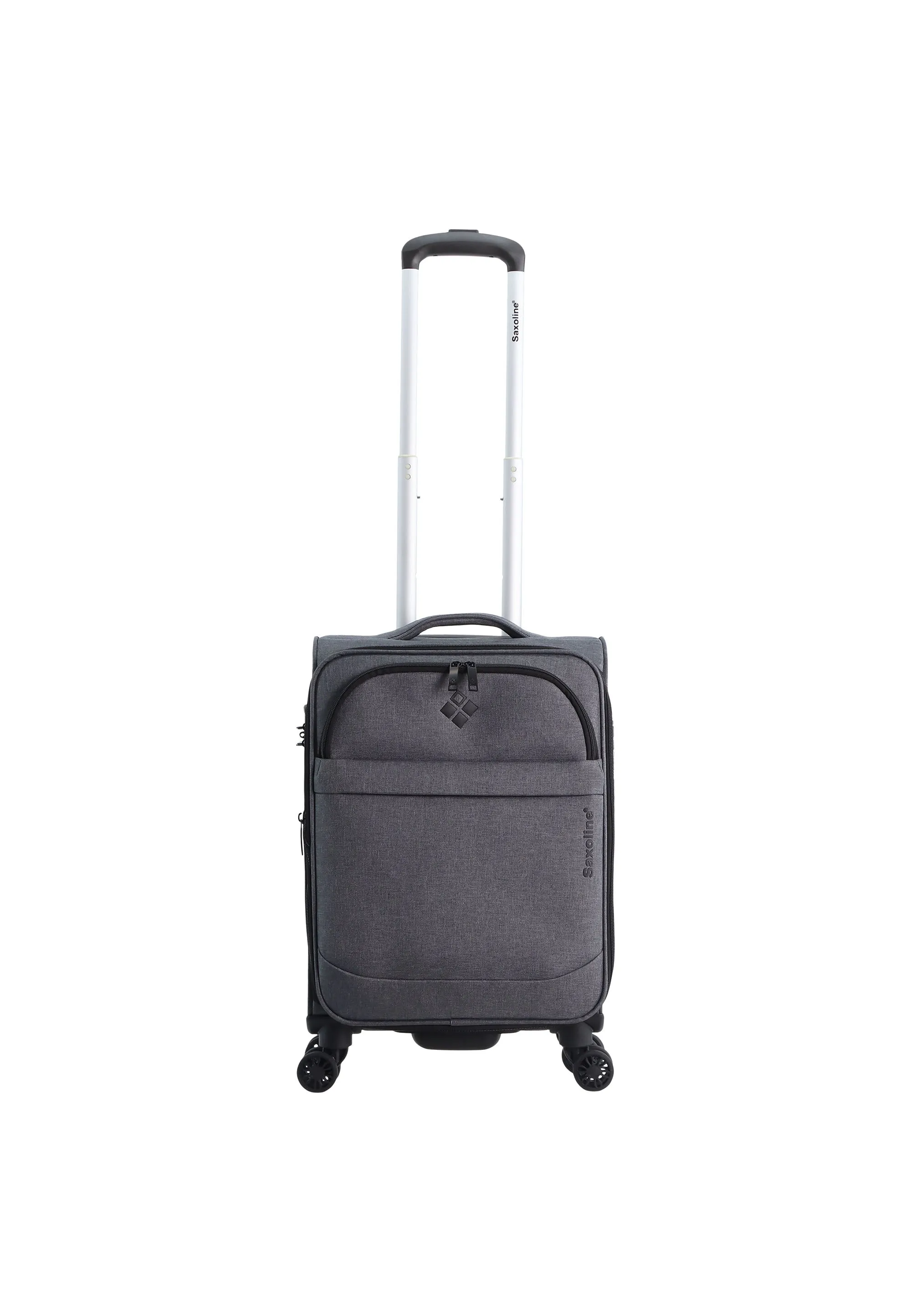 Saxoline 2 Tone Soft Luggage / Trolley / Suitcase Gray