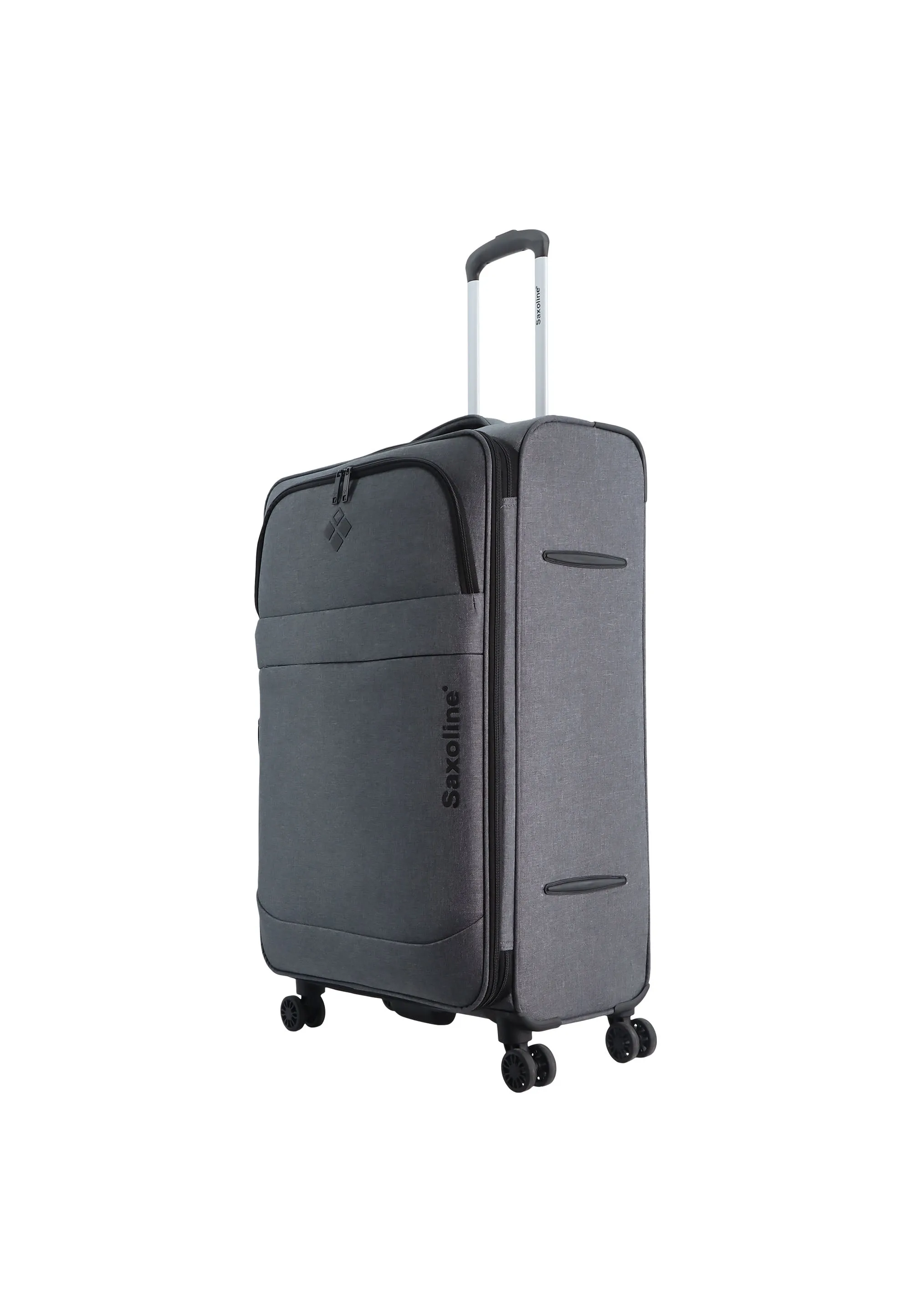 Saxoline 2 Tone Soft Luggage / Trolley / Suitcase Gray