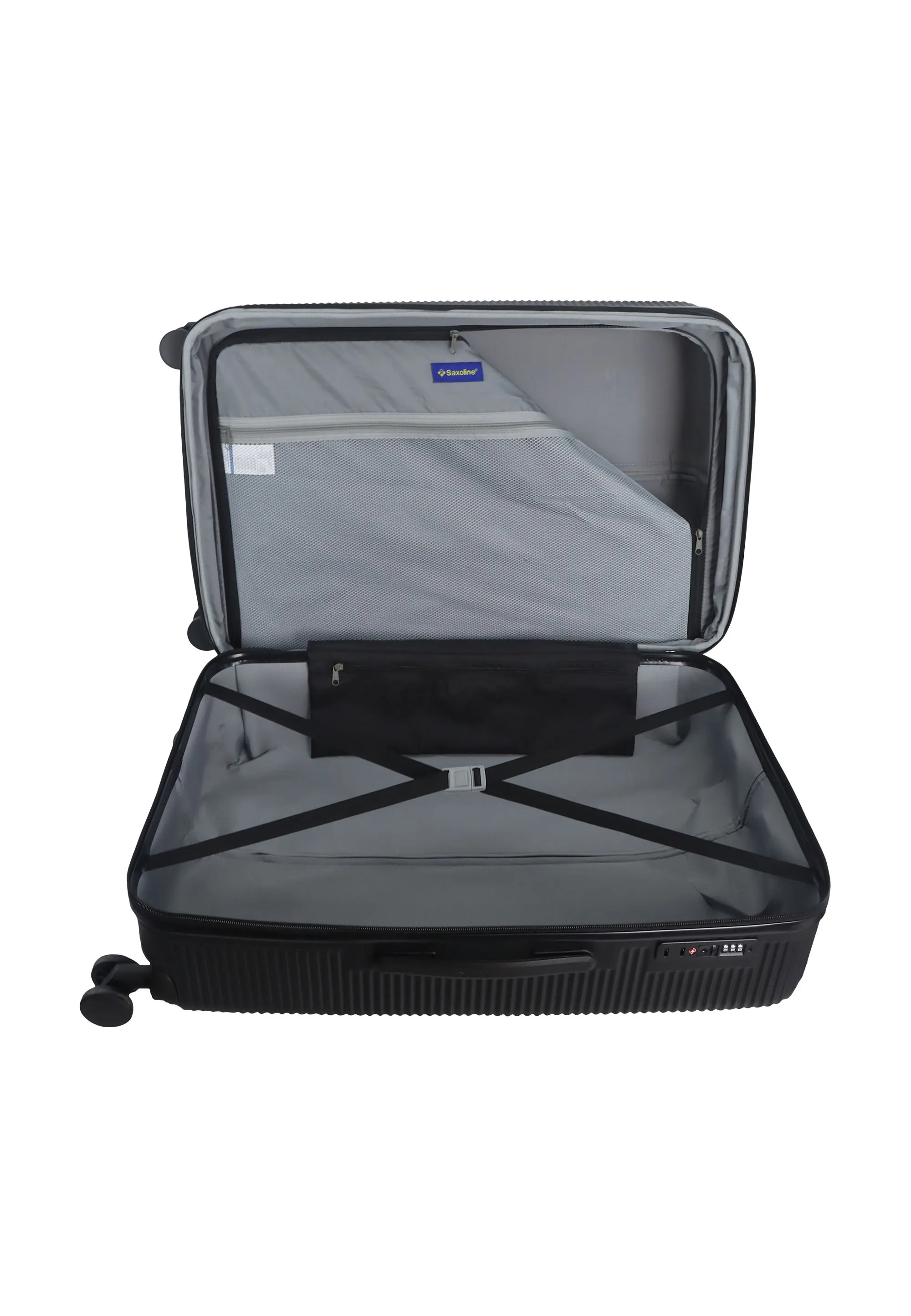 Saxoline Twis Hard Luggage / Trolley / Suitcase Black