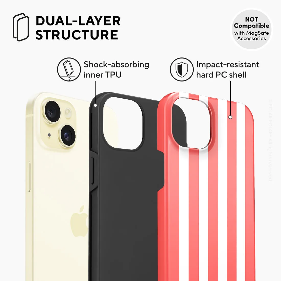 Scarlet Stripe Custom - iPhone 15 Plus Case