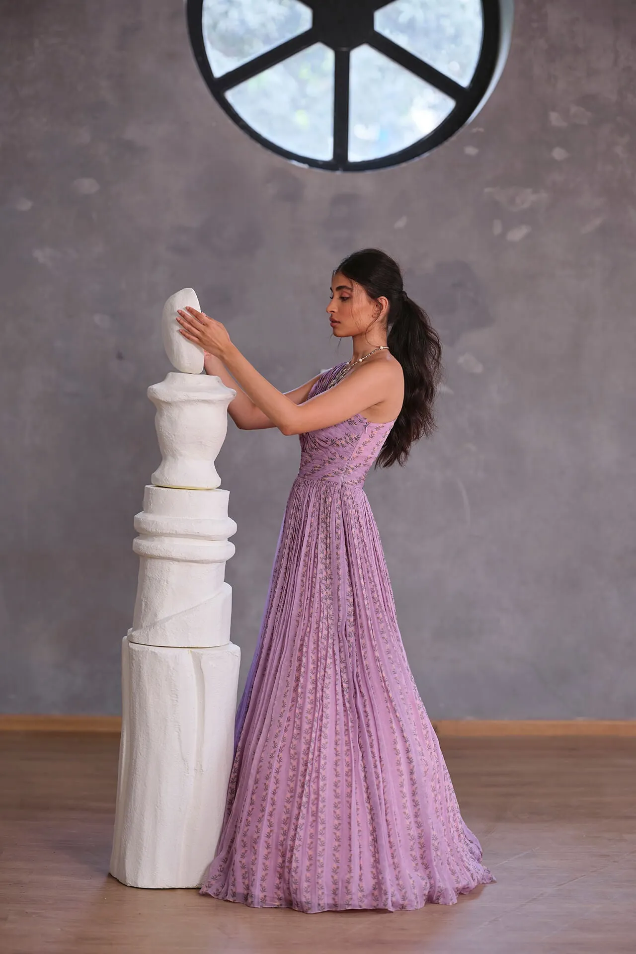 Sea Lavender Gown