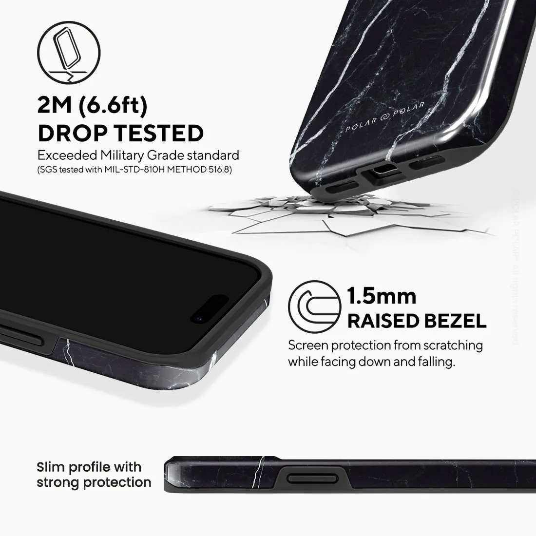 Secret Dark Custom - iPhone 15 Case