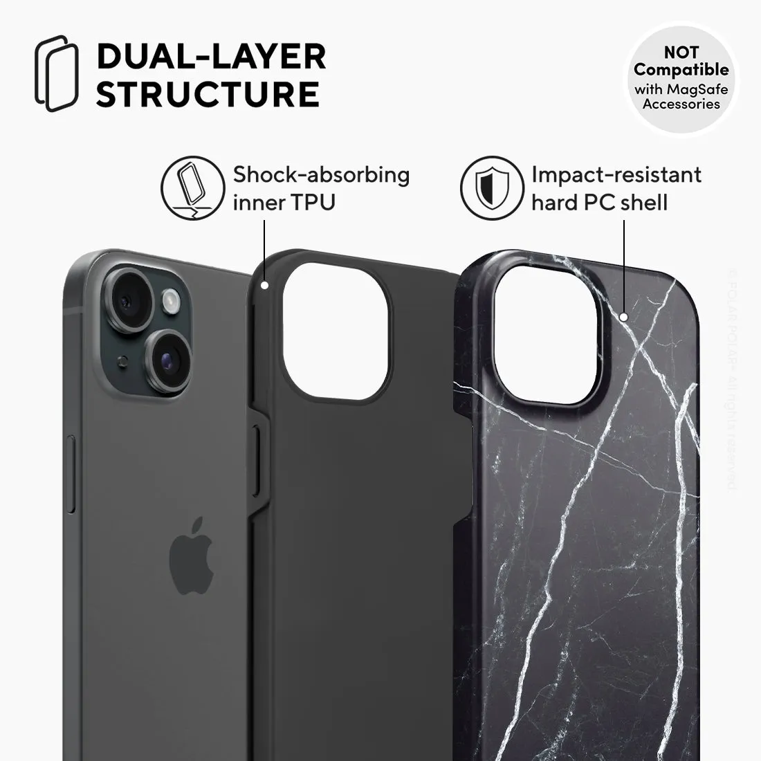 Secret Dark Custom - iPhone 15 Case
