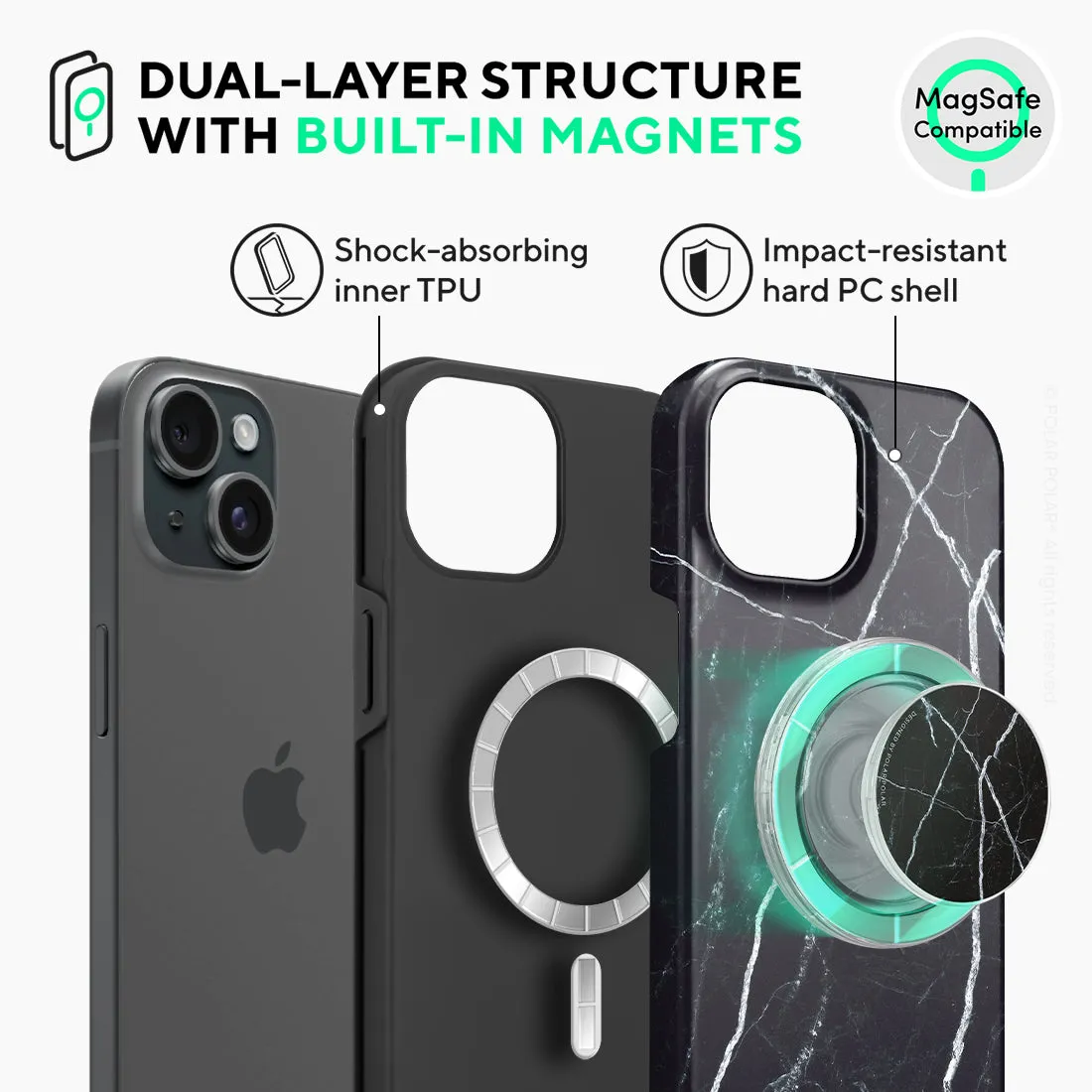 Secret Dark Custom - iPhone 15 Case