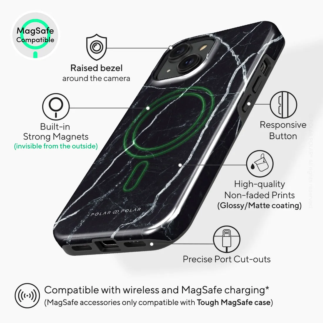 Secret Dark Custom - iPhone 15 Case