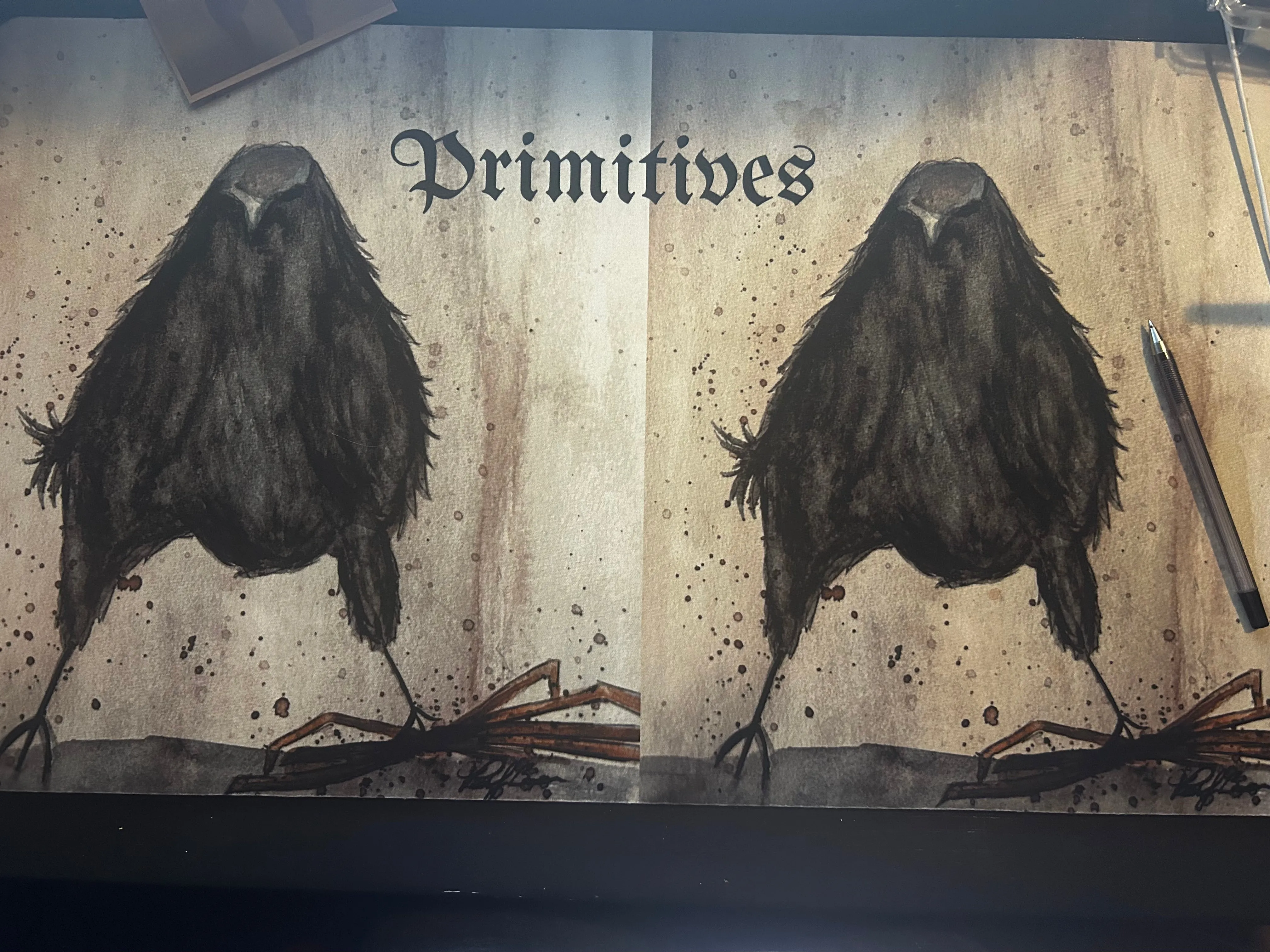 Serious Crow Laptop Pad.