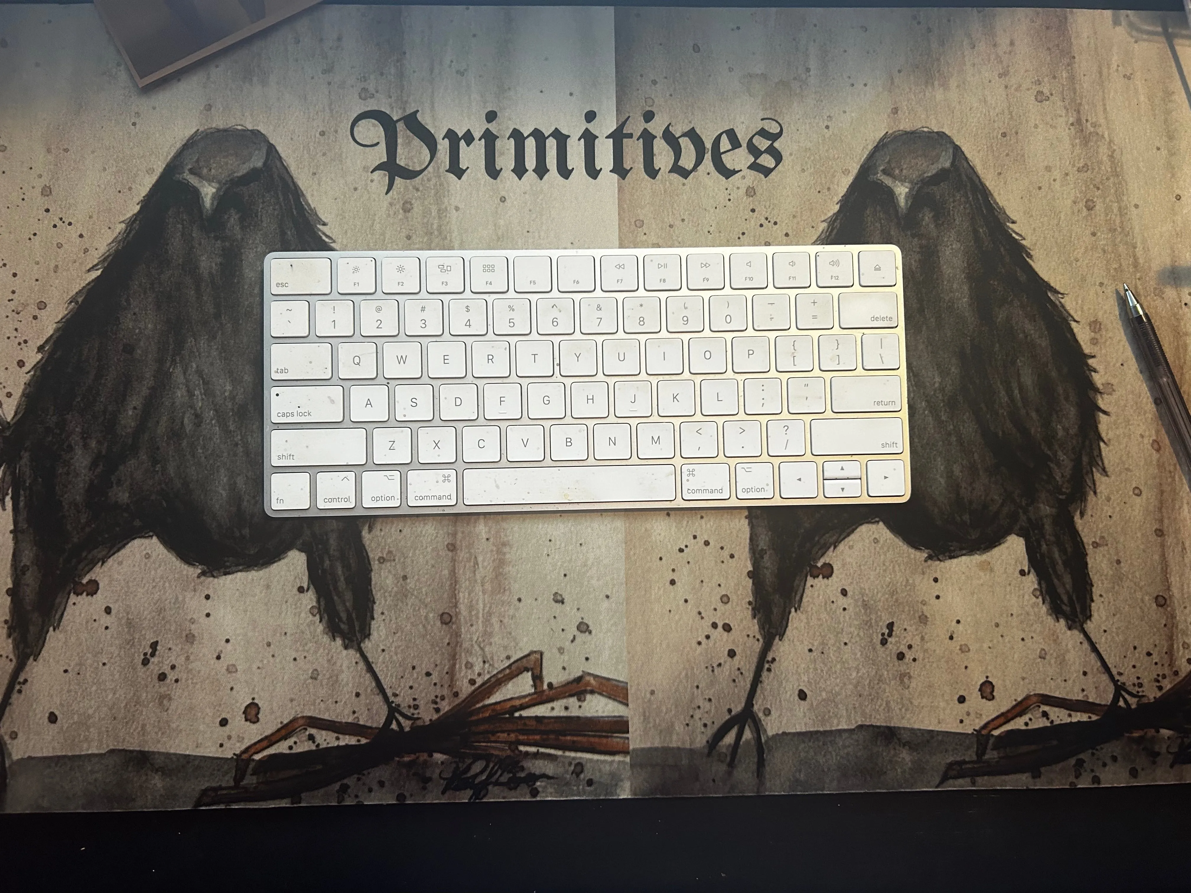 Serious Crow Laptop Pad.