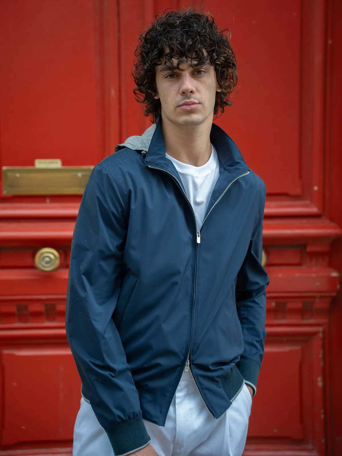 Shift Blouson - Navy