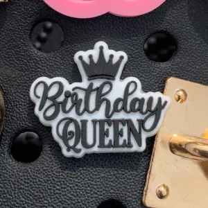 SHOE CHARMS - BIRTHDAY QUEEN