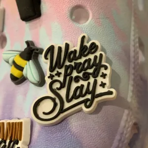 SHOE CHARMS - WAKE PRAY SLAY