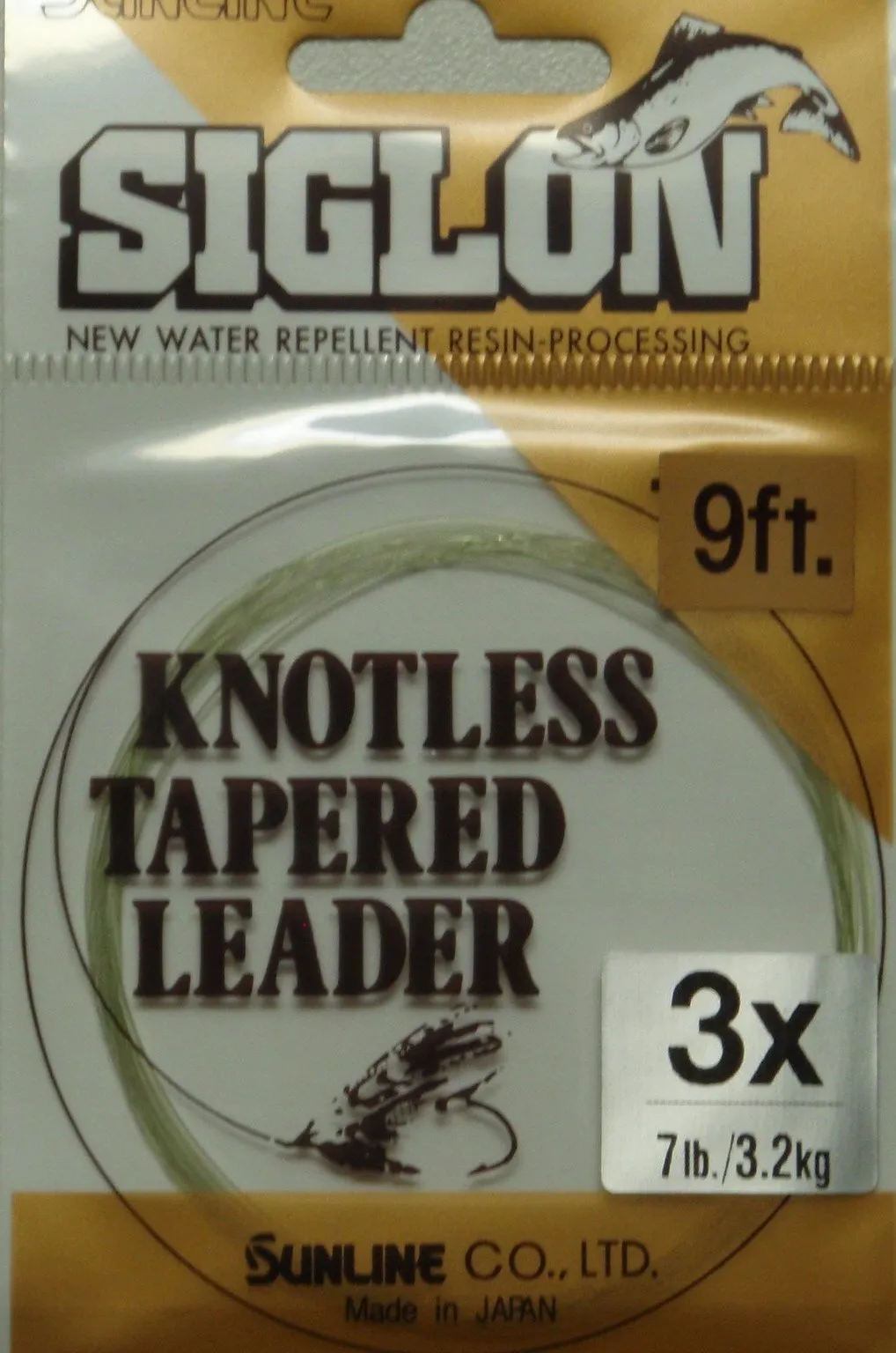 Siglon Knotless Tapered Leader 9 foot
