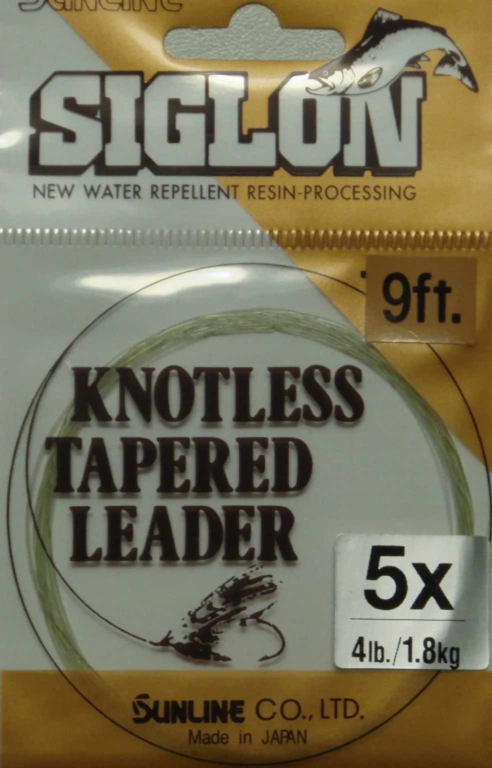 Siglon Knotless Tapered Leader 9 foot