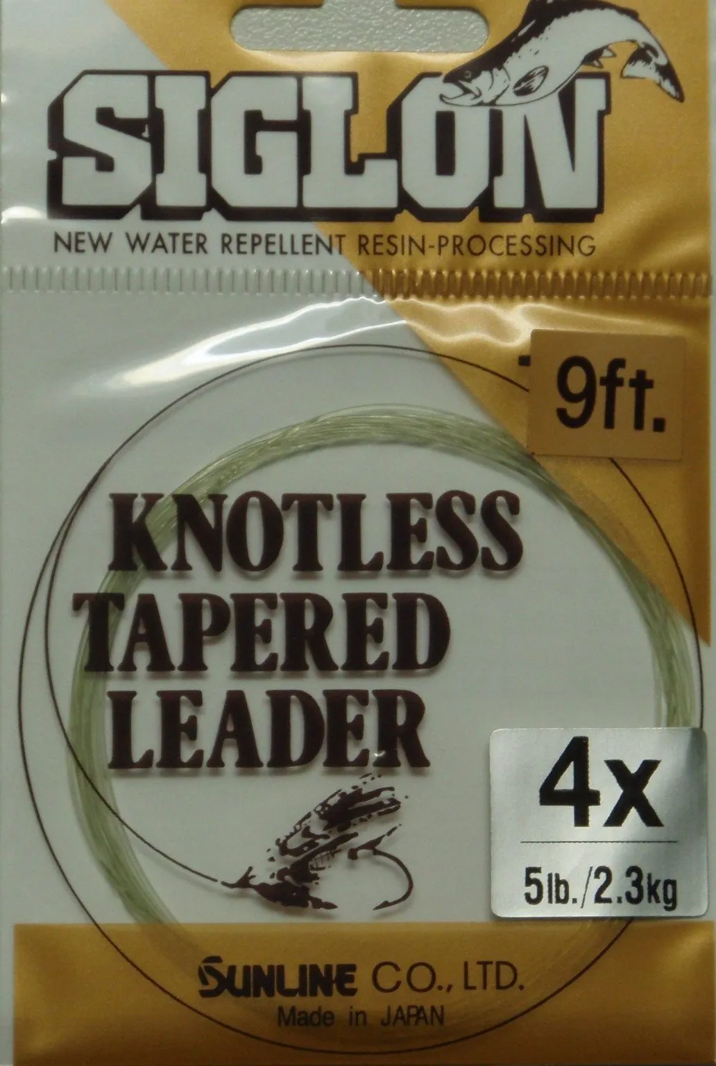 Siglon Knotless Tapered Leader 9 foot