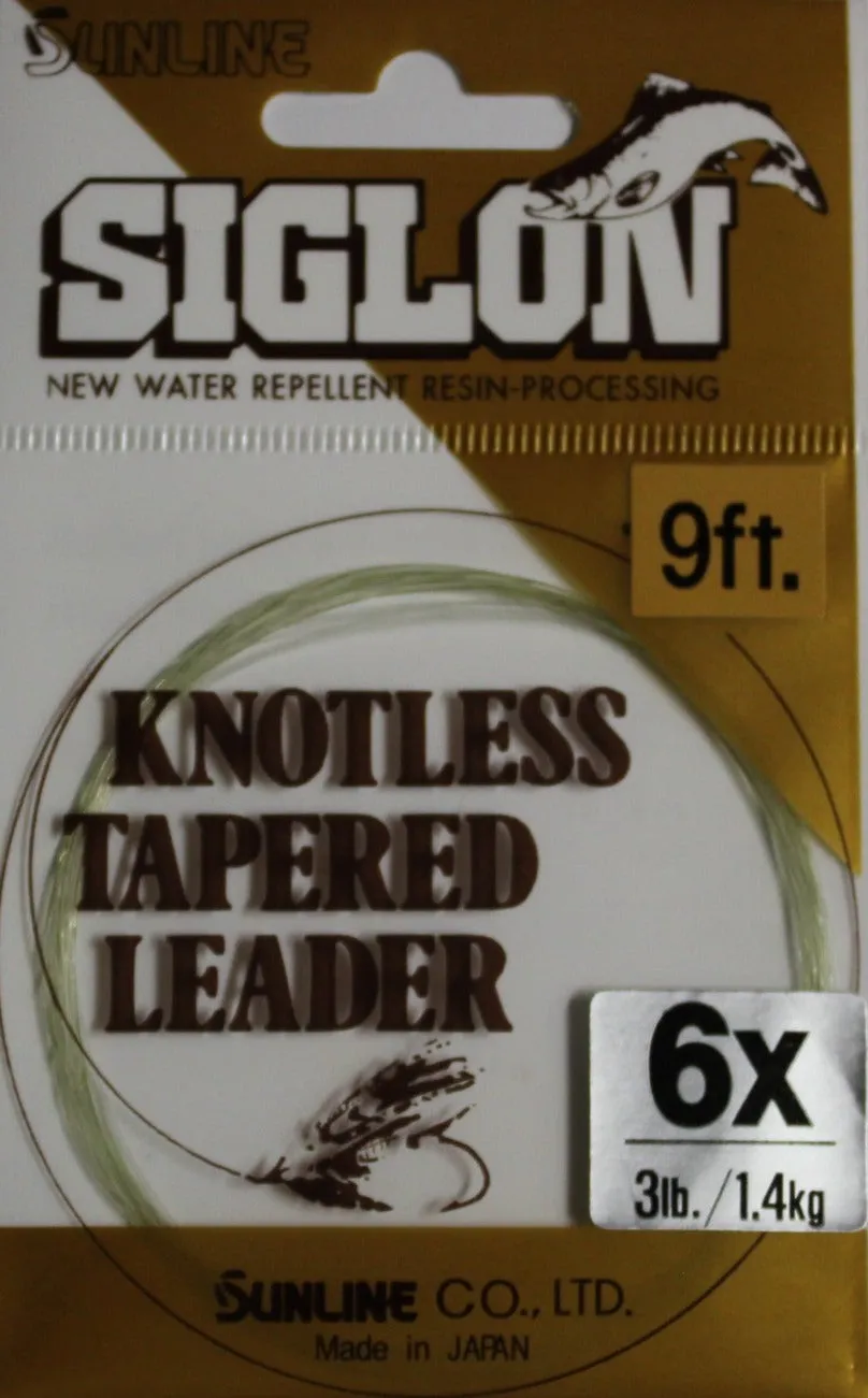 Siglon Knotless Tapered Leader 9 foot
