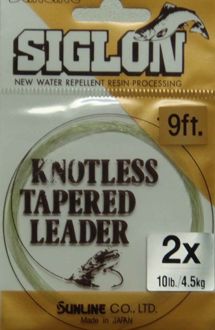 Siglon Knotless Tapered Leader 9 foot