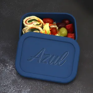 Silicone Single Compartment Bento Box - Heavy-Duty (Navy)