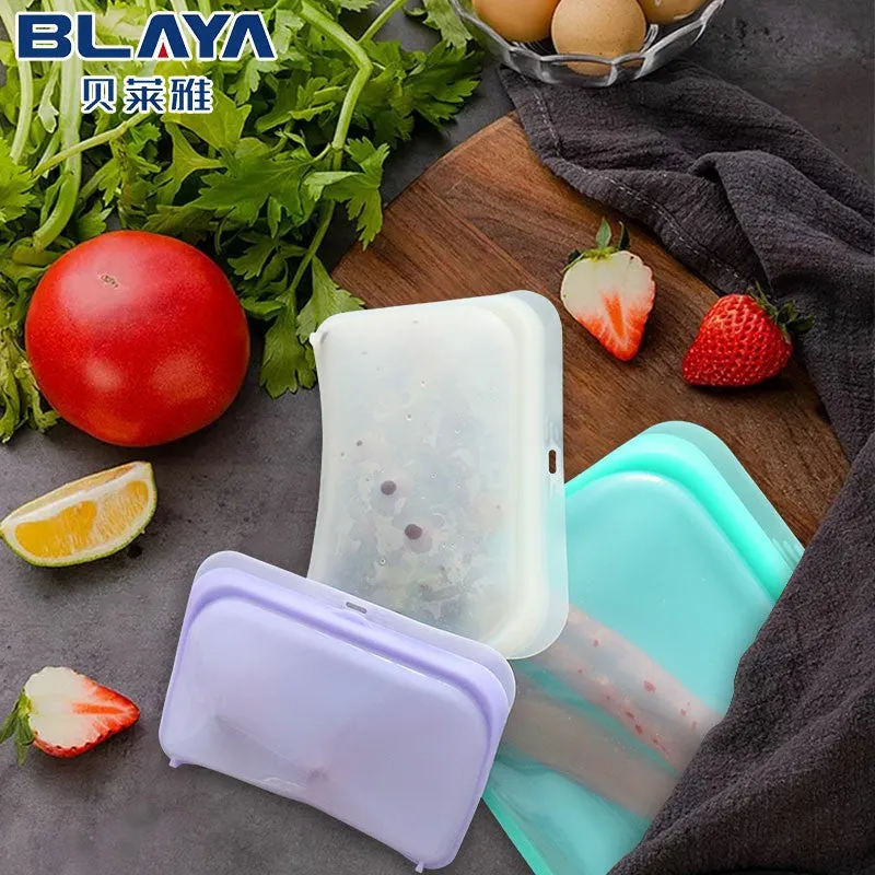 Silicone Vacuum Sealed Food Storage Bag