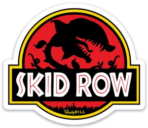 Skid Row Die Cut Sticker