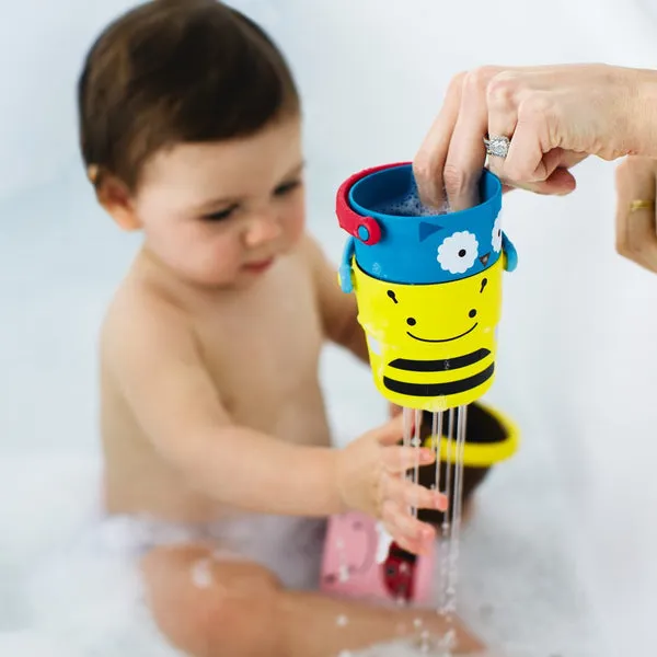 Skip Hop Explore & More Zoo Stack & Pour Buckets - Stack & Pour Buckets- CCC