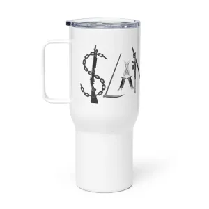 SLANGSTA Travel mug with a handle