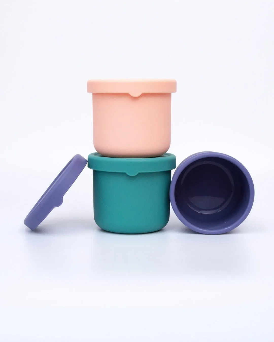 Small Round Silicone Lunchbox – Leak-Proof, Stackable & Eco-Friendly (250ml)