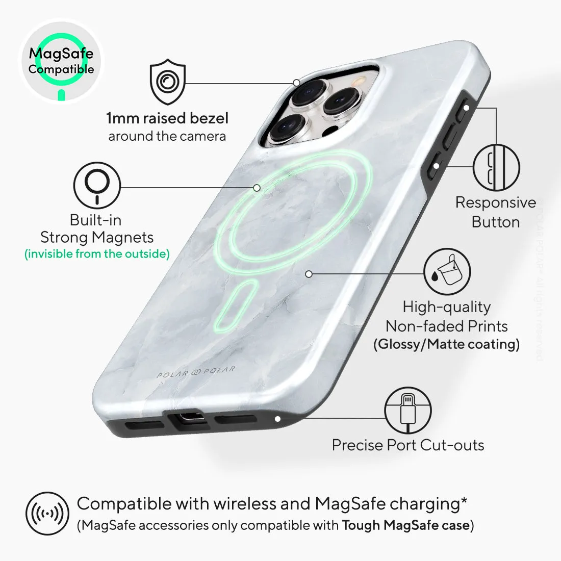 Snow Mountain Custom - iPhone 15 Pro Max Case