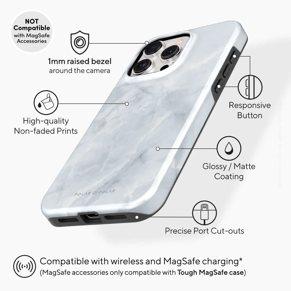Snow Mountain Custom - iPhone 15 Pro Max Case