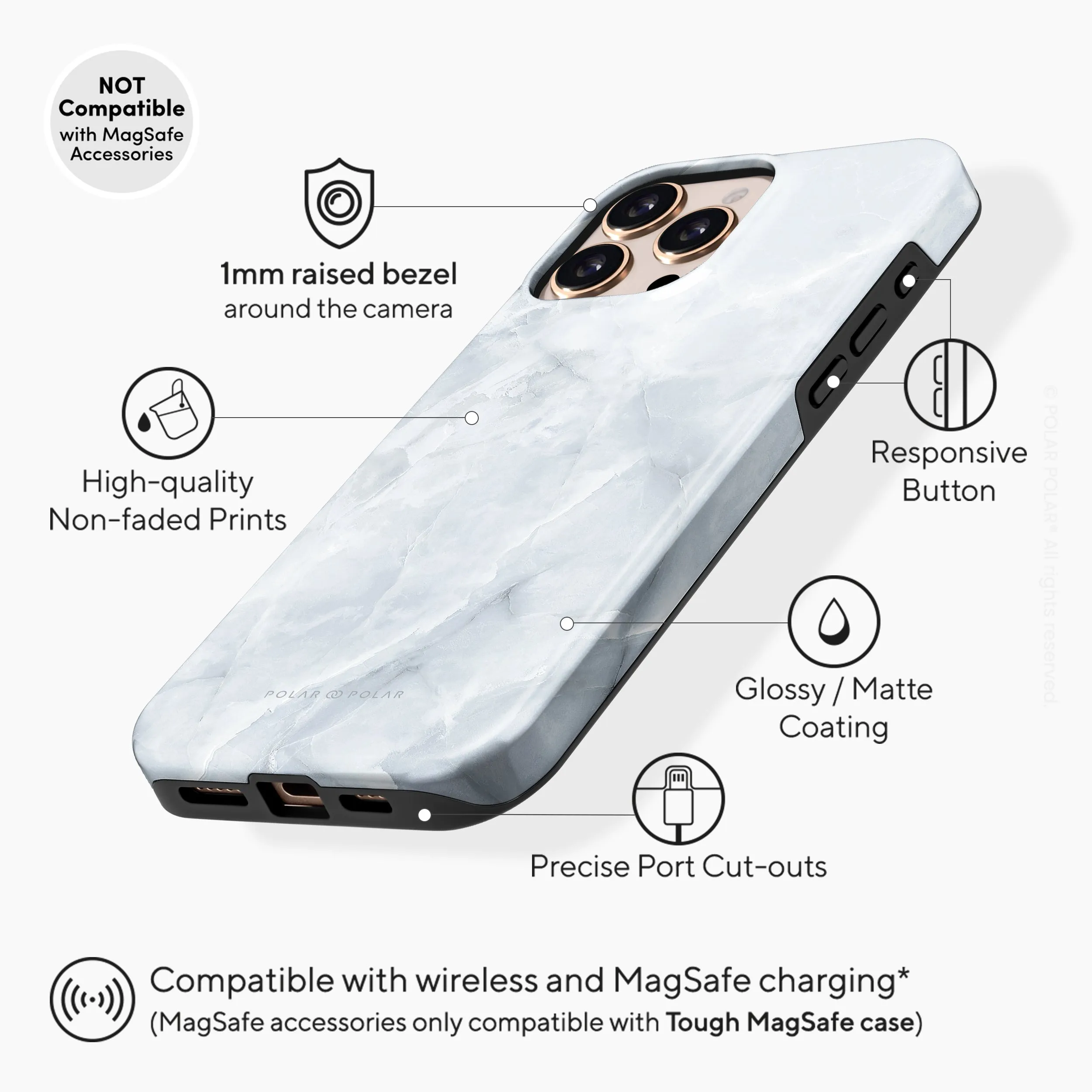Snow Mountain - iPhone 16 Pro Case