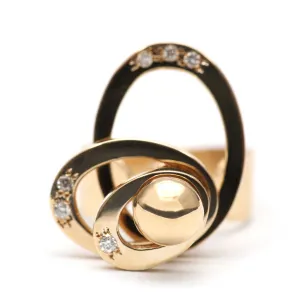 SOLD* 14k Three-Tiered Spinner Ring