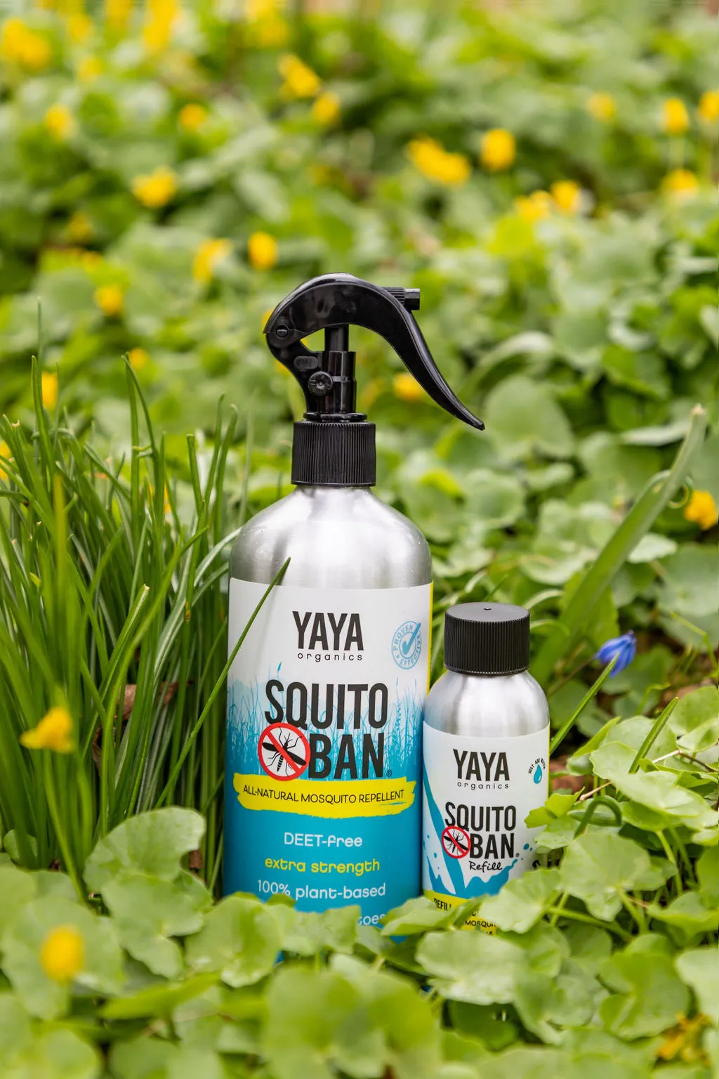 SQUITO BAN® All-Natural Mosquito Repellent (16 oz)   Refill Bundle