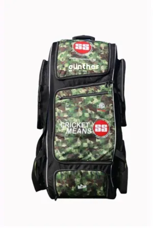 SS Gunther kit bag green black (Wheel) Cricket kit Bag