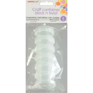 Stack n Twist Containers 40x27mm 6pk