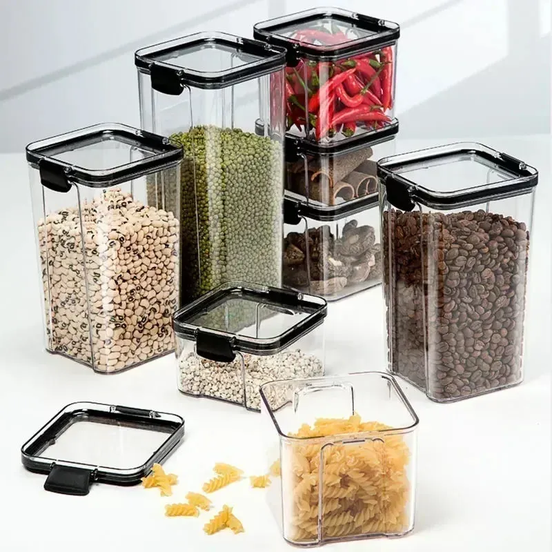 Stackable Plastic Food Storage Containers