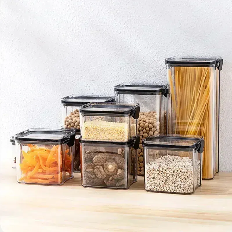 Stackable Plastic Food Storage Containers