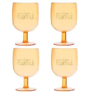 Stackable Wine Glass - Sunshine and Cocktails - CLEARANCE