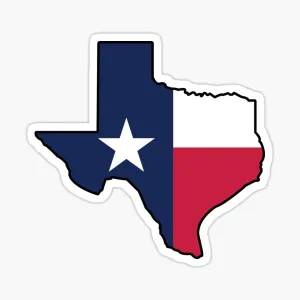Stickers Northwest - Texas State Flag Sticker