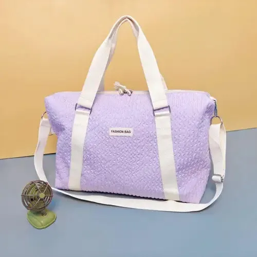 Stylish Textured Nylon Travel Bag for Adventurous Spirits