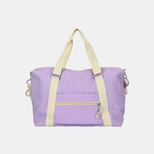Stylish Textured Nylon Travel Bag for Adventurous Spirits
