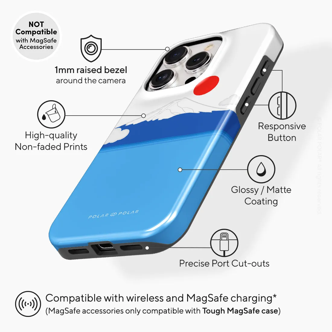 Summer Fujisan Custom - iPhone 15 Pro Case