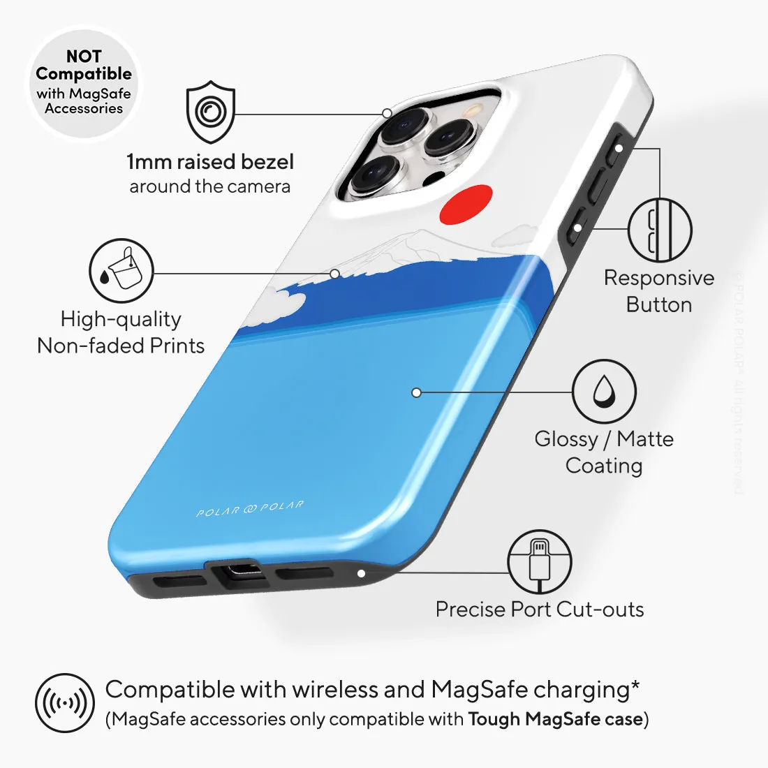 Summer Fujisan Custom - iPhone 15 Pro Max Case