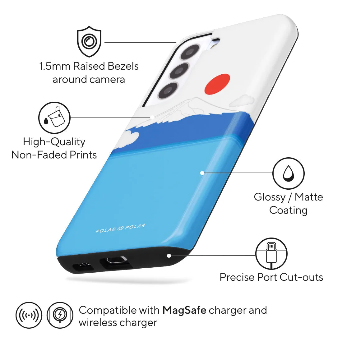 Summer Fujisan - Samsung Galaxy S22 5G Case