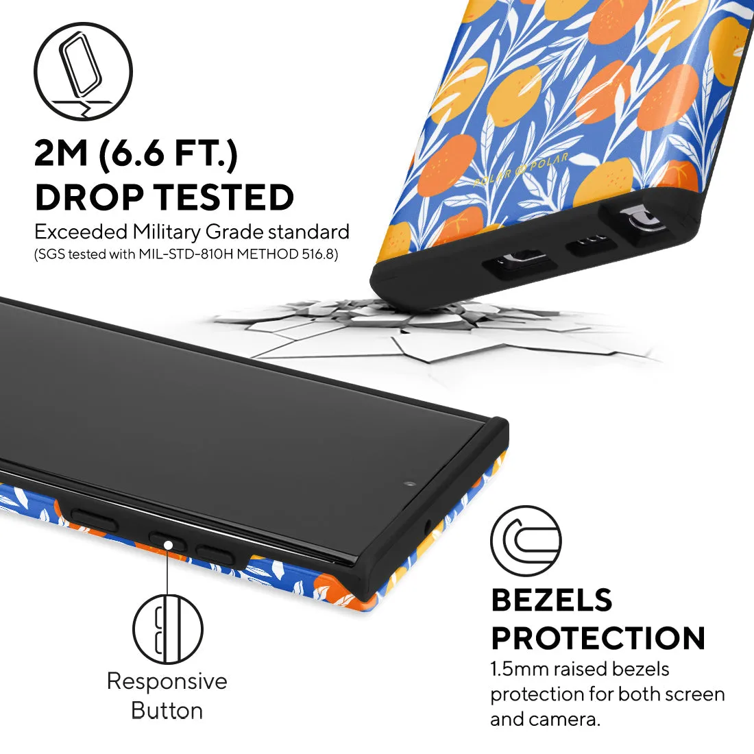 Summer Tangerine Custom - Samsung Galaxy S22 Ultra 5G Case