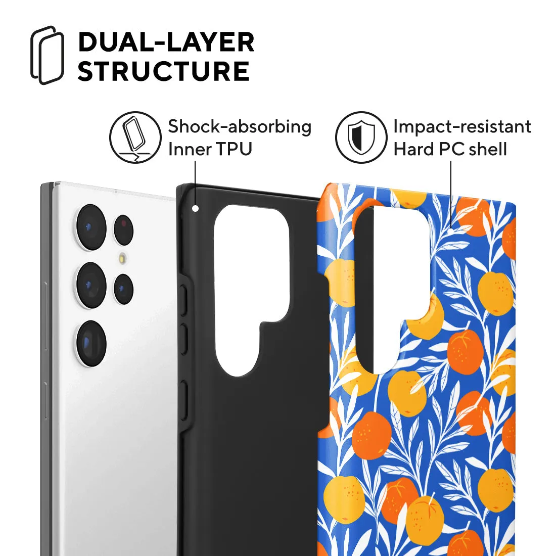Summer Tangerine Custom - Samsung Galaxy S22 Ultra 5G Case