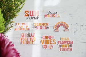 Summer Vibes sticker set | 8pk